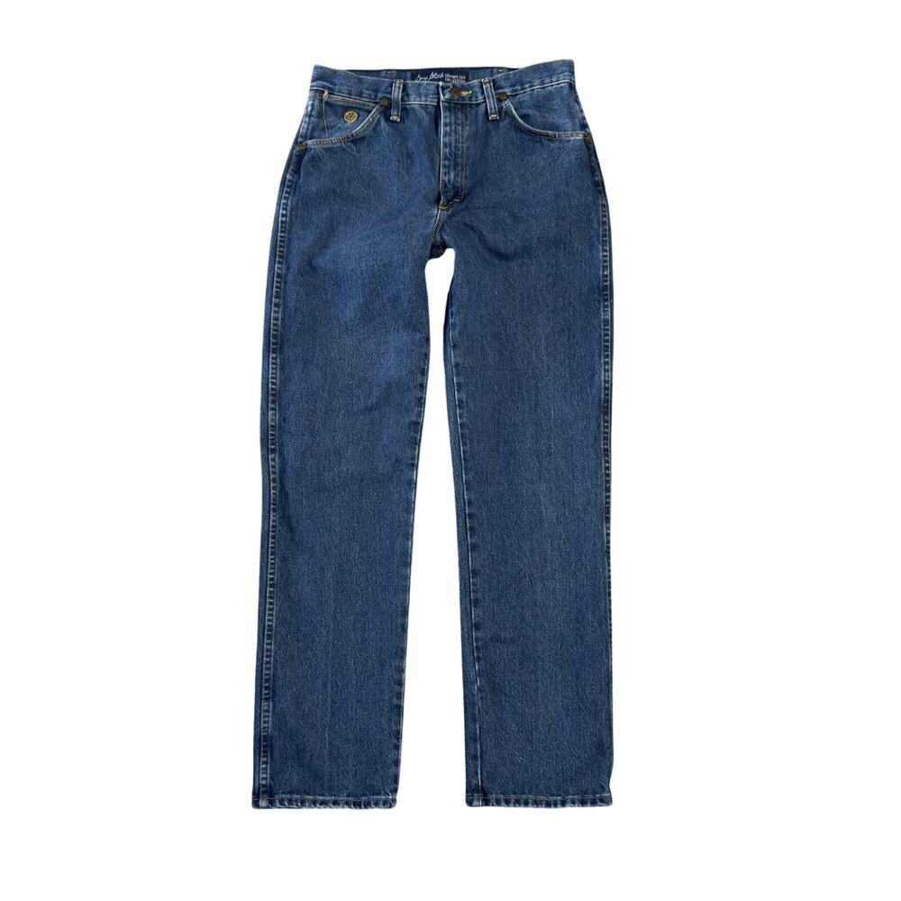 Wrangler Men's Straight Jeans - Classic Dark Blue Denim